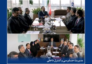 جلسه بررسی برنامهها و ارزیابی عملكرد سال جاری مدیریت حسابرسی و كنترل داخلی بیمه دانا