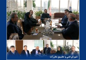 جلسه بررسی برنامهها و ارزیابی عملكرد سال جاری شورای فنی و تطبیق مقررات بیمه دانا