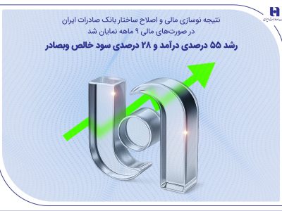 رشد ۵۵ درصدی درآمد و ۲۸ درصدی سود خالص وبصادر