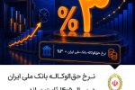 نرخ حق‌الوکاله بانک ملی ایران در سال ۱۴۰۵ ثابت ماند