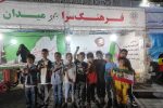 کودکان در غرفه فرهنگ‌سرای میدان ولیعصر (عج) نقشی از همدلی کشیدند