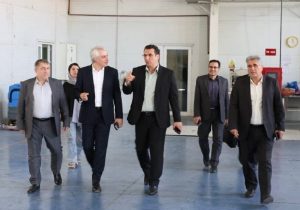 بازدید اعضای هیأت عامل بانک ملی ایران از واحدهای صنعتی استان قزوین؛ تاکید بر حمایت از بخش تولید