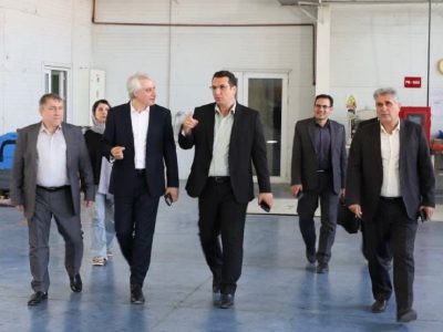 بازدید اعضای هیأت عامل بانک ملی ایران از واحدهای صنعتی استان قزوین؛ تاکید بر حمایت از بخش تولید